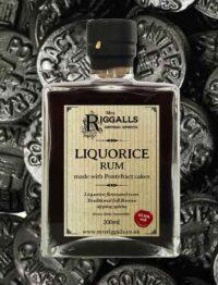 Mrs.Riggall's 200ml 37.5% ABV - Pontefract Liquorice Rum