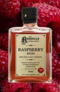 Mrs.Riggall's 200ml 37.5% ABV - Sweet Raspberry Rum