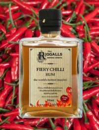 Mrs.Riggall's 200ml 37.5% ABV - Hot & Fiery Chilli Rum